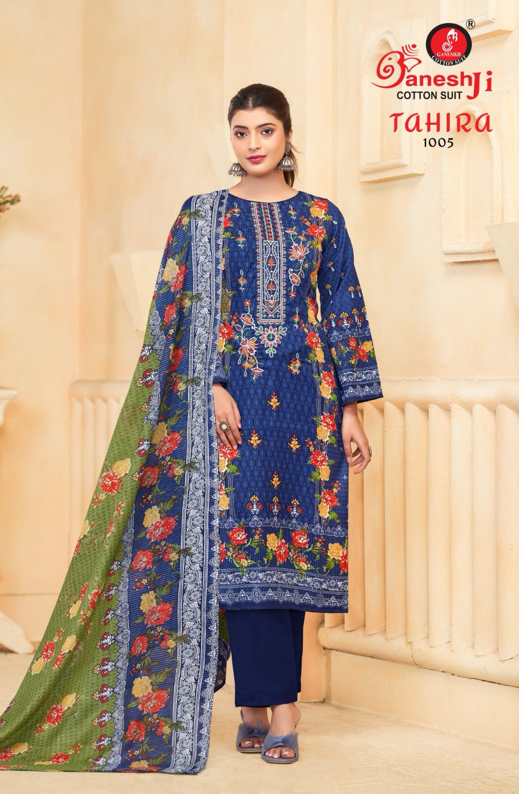 Tahira Vol 1 By Ganeshji Cotton Printed Dress Material Orders In India